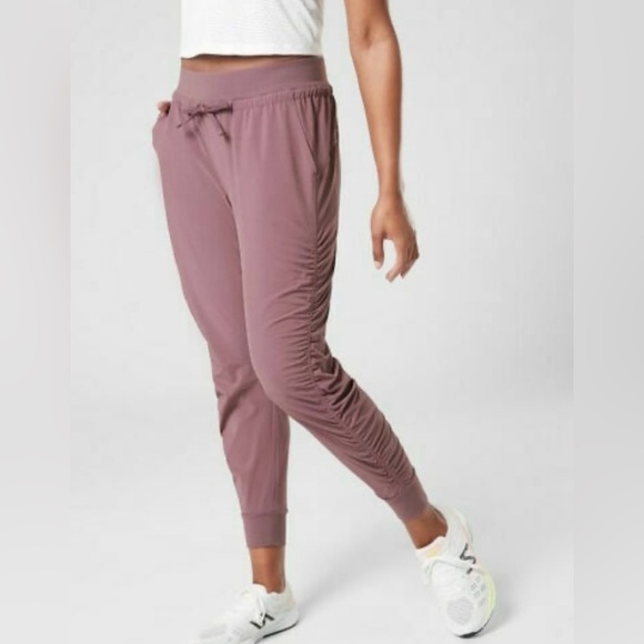 Athleta Pants - Athleta Attitude || Jogger Style Mauve Colored Pant SIZE 12